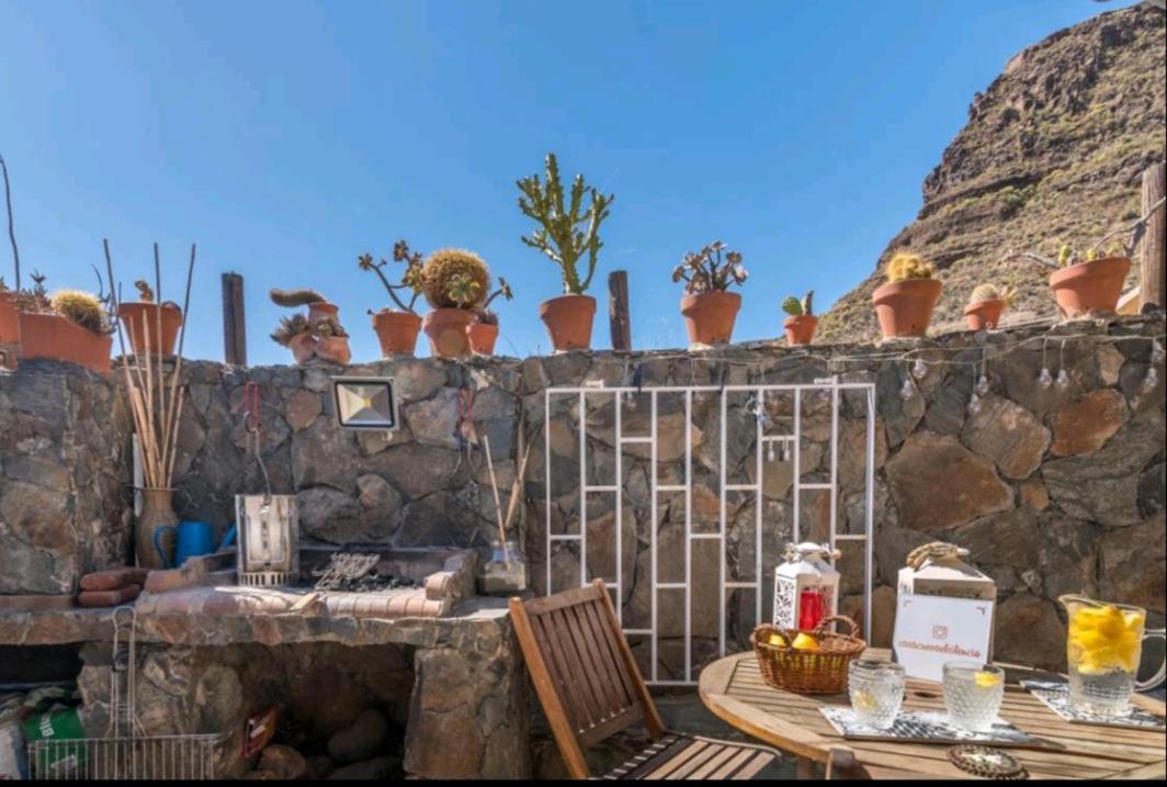 Villa Silence'S Cave Rural House Artenara Exterior foto